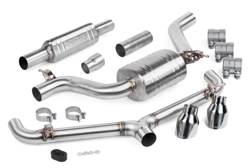 Catback Exhaust System (w/ Front Muffler) - GTI (MK7)