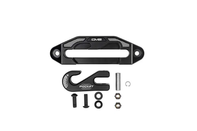 DV8 Offroad WBPF-01, Pocket Fairlead For Synthetic Rope Winches