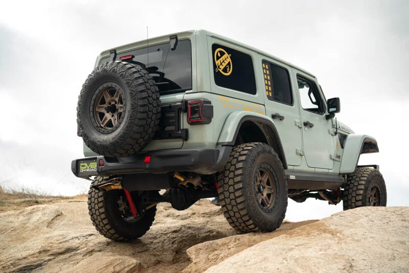 DV8 Offroad TCJL-15, 18-25 Jeep Wrangler JL Spare Tire Carrier