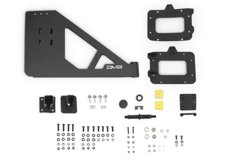 DV8 Offroad TCJK-13, 07-18 Jeep Wrangler (JK) Tire Carrier for MTO Bumper