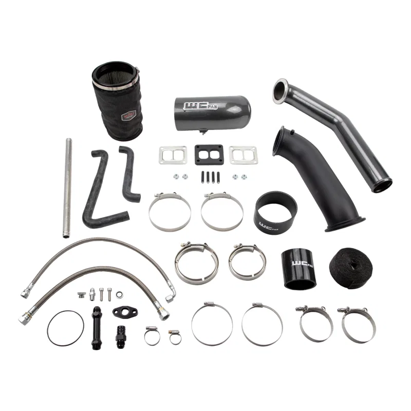 Wehrli WCF100486-BRZ, 04.5-07 Cummins 5.9L S400 High Mount Turbo 2nd Gen Swap Kit - Brizzle Blue