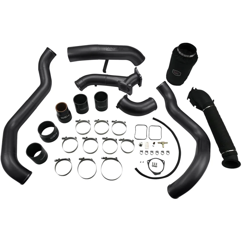 Wehrli WCF100712-GB, 01-04 Chevrolet 6.6L LB7 Duramax High Flow Intake Bundle Kit - Gloss Black