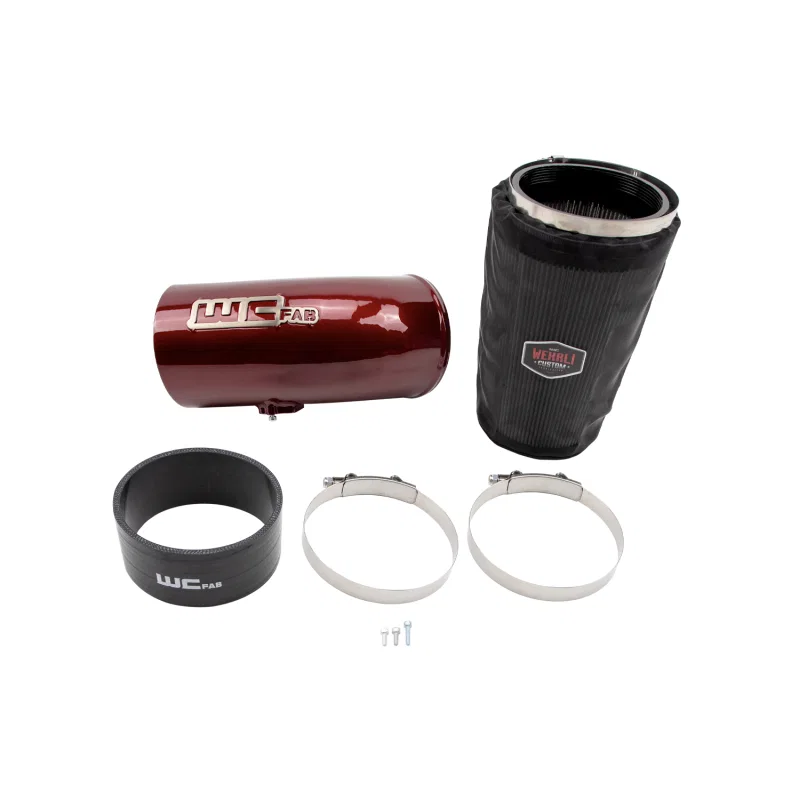 Wehrli WCF100827-GRY, 03-07 Dodge RAM 5.9L Cummins Second Gen. Swap 5in Intake Kit - WCFab Grey