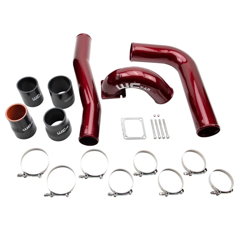 Wehrli WCF100329-CR, 03-07 Dodge 5.9L Cummins High Flow Intake Bundle Kit - Candy Red