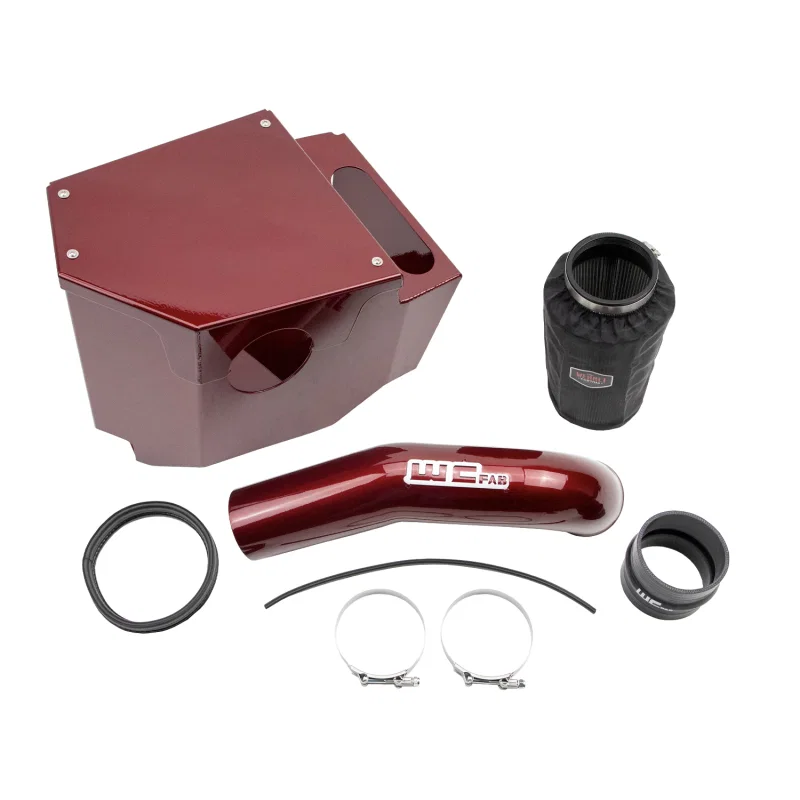 Wehrli WCF100702-RED, 20-24 Chevrolet 6.6L L5P Duramax 4in Intake Kit - Red