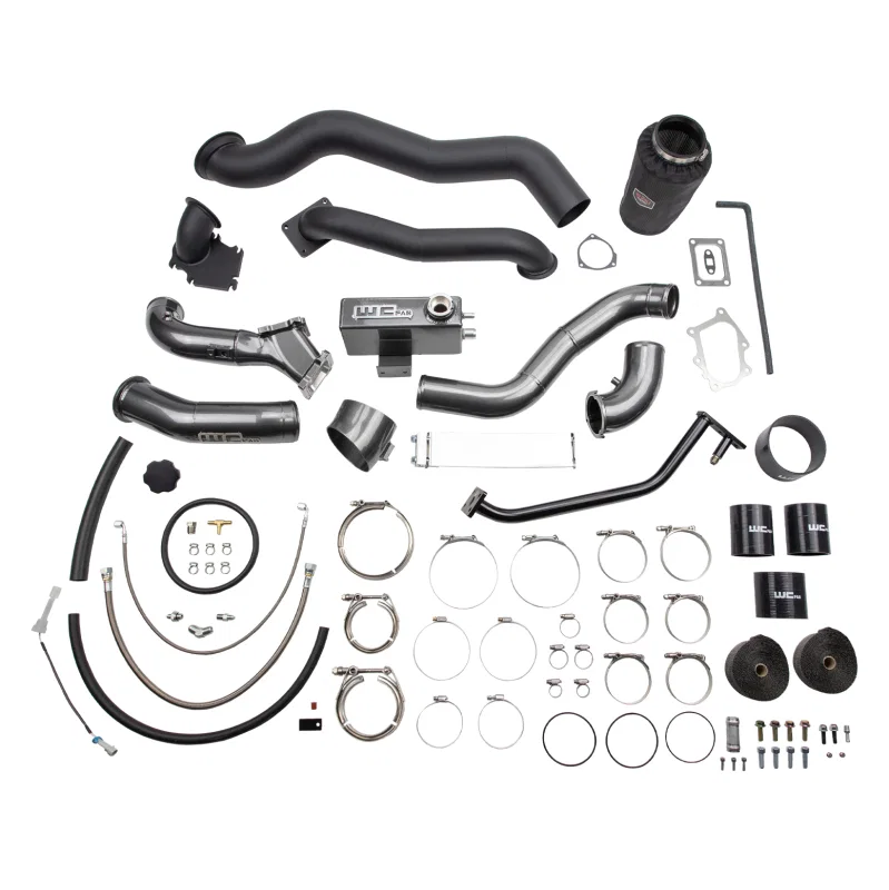 Wehrli WCF100570-BR, 01-04 Duramax LB7 Twin Turbo Kit S400/Stock - Bengal Red