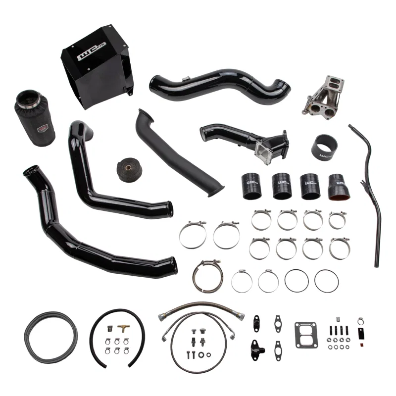Wehrli WCF100478-BG, 01-04 GM Duramax LB7 S300 Single Turbo Install Kit - Bengal Grey