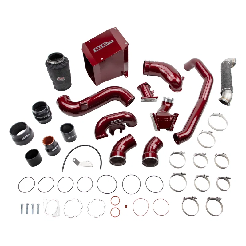 Wehrli WCF100504-BC, 07.5-10 Chevrolet 6.6L Duramax LMM Stage 3 High Flow Bundle Kit - Bronze Chrome