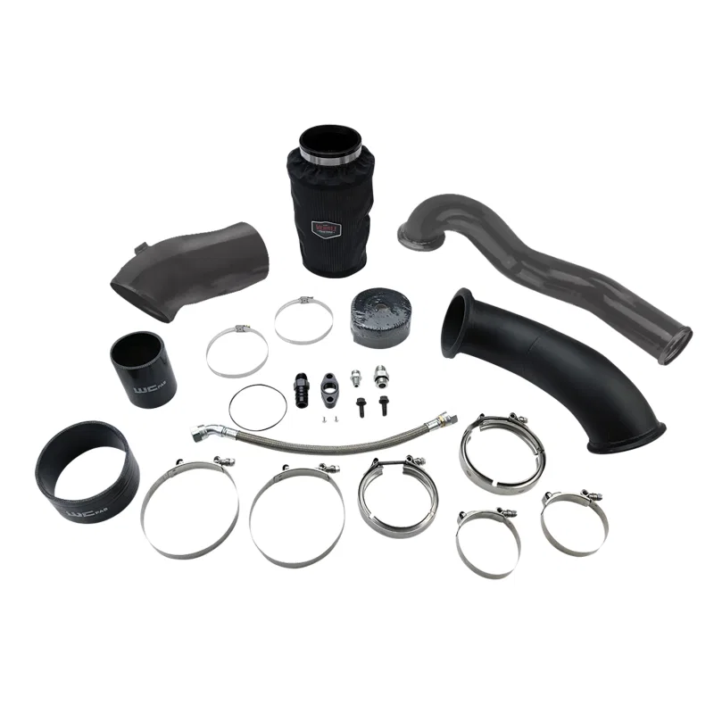 Wehrli WCF100486-GB, 04.5-07 Dodge 5.9L Cummins S400 Turbo 2nd Gen Swap Kit (No Turbo/Manifold) - Gloss Black