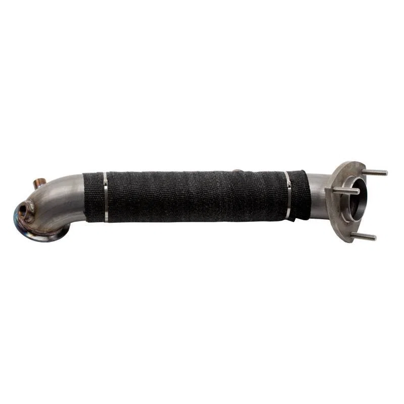 Wehrli WCF100705, 15.5-16 Chevrolet 6.6L LML Duramax 3in Stainless Down Pipe (3 Bolt Flange)