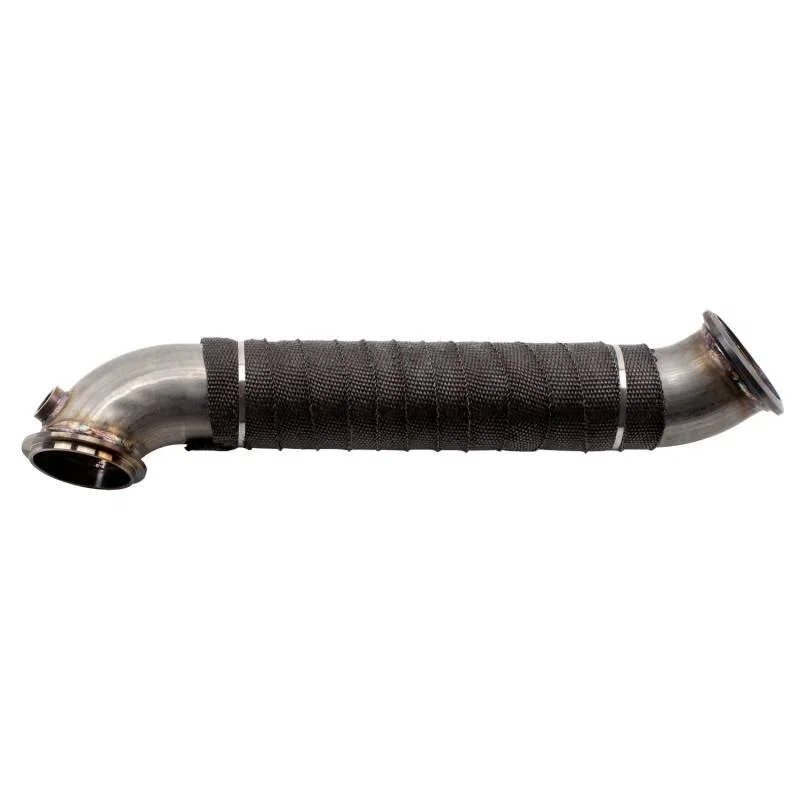 Wehrli WCF100704, 11-15 Chevrolet 6.6L LML Duramax 3in Stainless Down Pipe (V-Band Style)