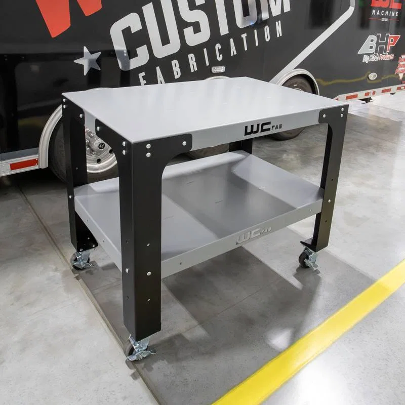 Wehrli WCF25-3248-120-TBLGR2, Modular Steel Work Bench Top/Shelf Kit, 32in. x 48in. x .120in. Thick, BOTH Grey