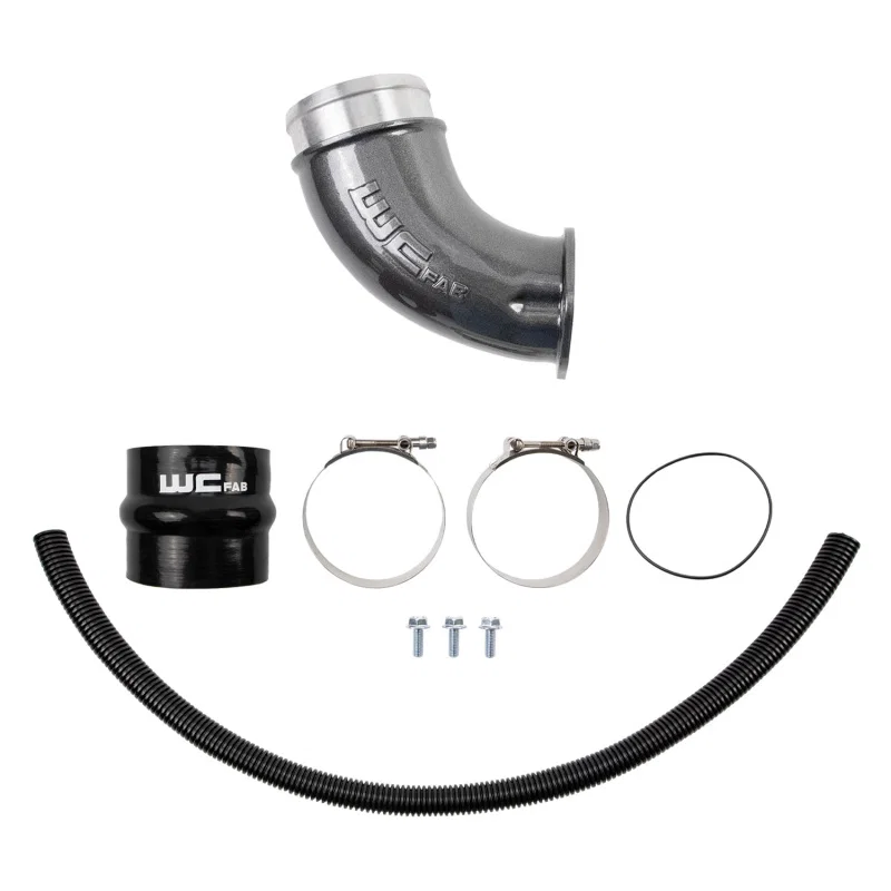 Wehrli WCF100535-IBB, 01-04 Duramax LB7 4in High Flow Intake Horn - Illusion Blueberry