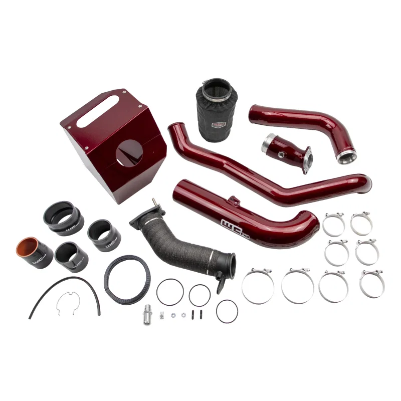 Wehrli WCF100403-RED, 17-19 Chevrolet L5P Duramax High Flow Intake Bundle Kit - Red