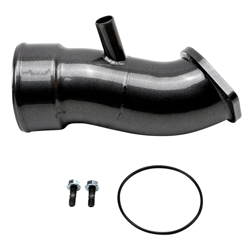 Wehrli WCF100833-GB, 20-24 Chevrolet 6.6L L5P Duramax 3.5in Intake Horn w/PCV Port - Gloss Black