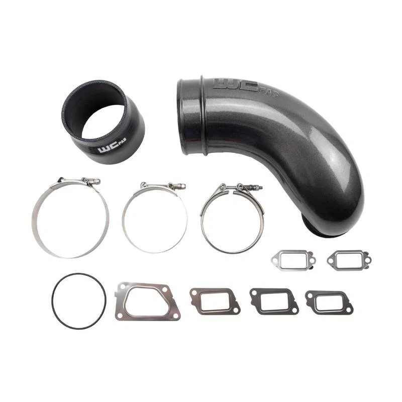 Wehrli WCF100417-BS, 11-16 GM Duramax LML 5in Intake Horn - Bengal Silver