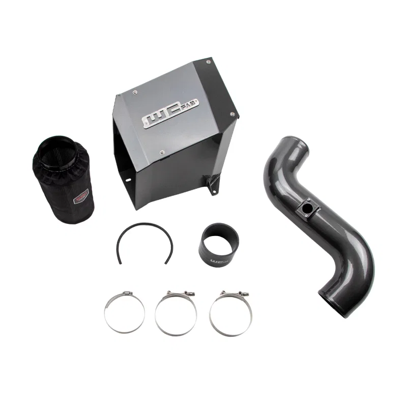 Wehrli WCF100192-FTB, 06-07 GM Duramax LBZ 4in Intake Kit - Fine Texture Black