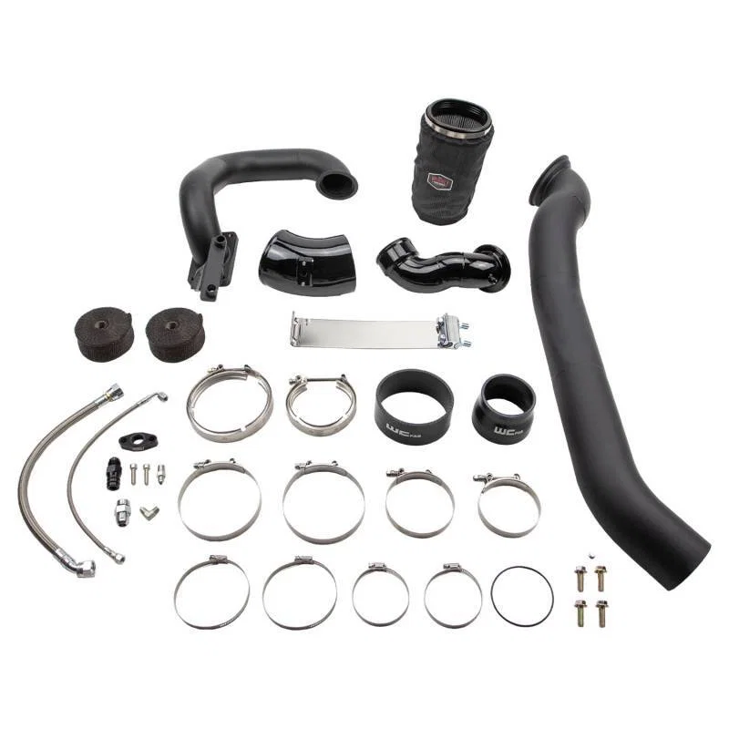 Wehrli WCF100567-BC, 03-07 Cummins 5.9L Twin Turbo Kit S400/Stock - Bronze Chrome