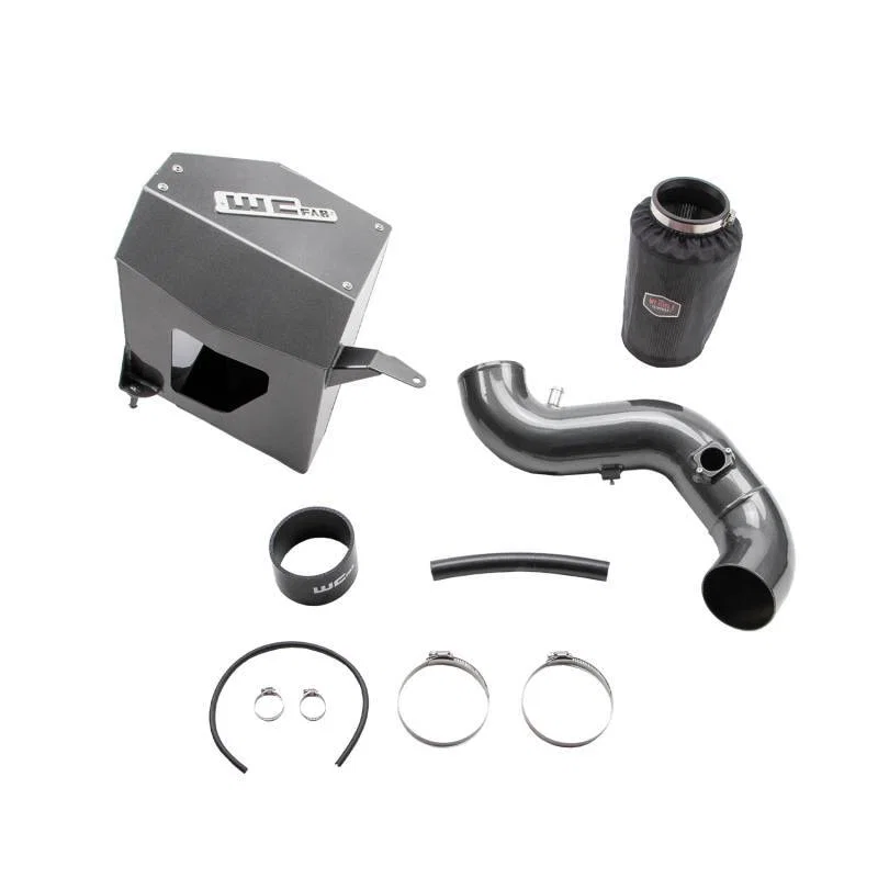Wehrli WCF100875-BS, 10-12 6.7L Cummins 4in. Intake Kit - Bengal Silver