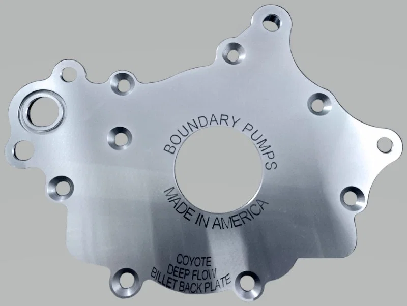Boundary CM-S1-R2-BBP, 18-23 Ford Coyote Mustang GT/F150 V8 Oil Pump Assembly w/Billet Back Plate