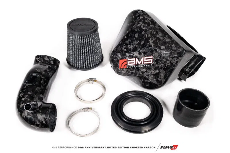 AMS AMS.38.08.0001-2, Performance 2020+ Toyota Supra A90 Chopped CF Cold Air Intake System (Does Not Fit w/ Strut Bar)