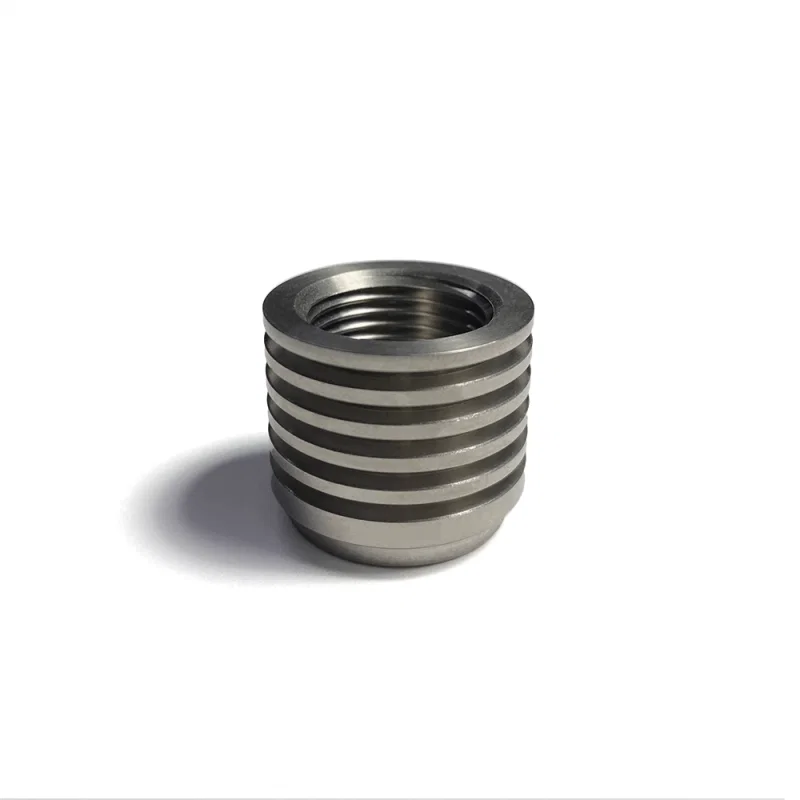 Ticon 104-00100-9000, Industries Titanium O2 Sensor Bung w/ Built In Heat Sink (M18x1.5)