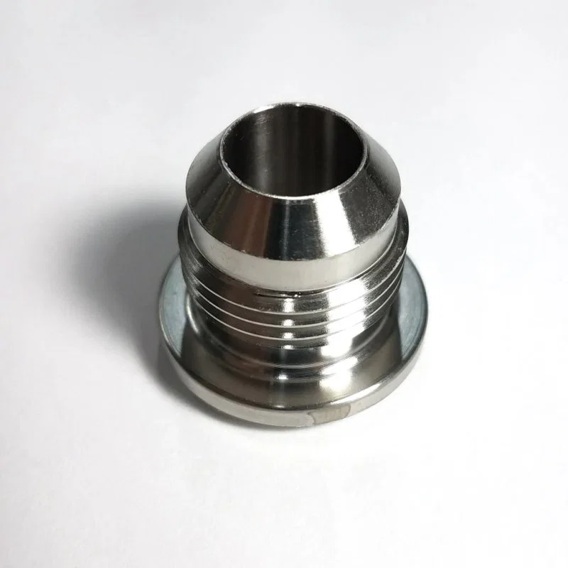 Ticon 104-00800-0000, Industries 10AN Titanium Male Weld Bung