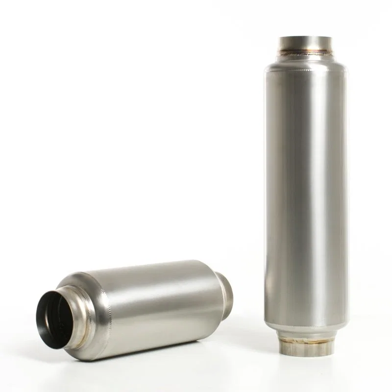 Ticon 116-07613-0000, Industries 12in OAL 3.0in In/Out Ultralight Titanium Muffler