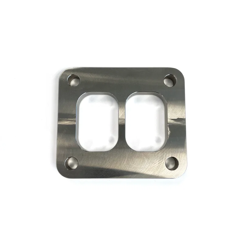 Stainless Bros 603-00044-0200, SS304 T4 Turbo Inlet flange - Divided - 1/2in / 12.7mm - Unthreaded