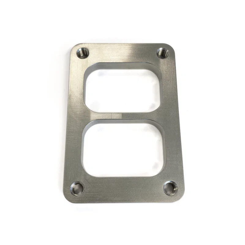 Stainless Bros 603-00056-0200, SS304 T6 Turbo Inlet Flange Divided - 1/2in / 12.7mm (Threaded)