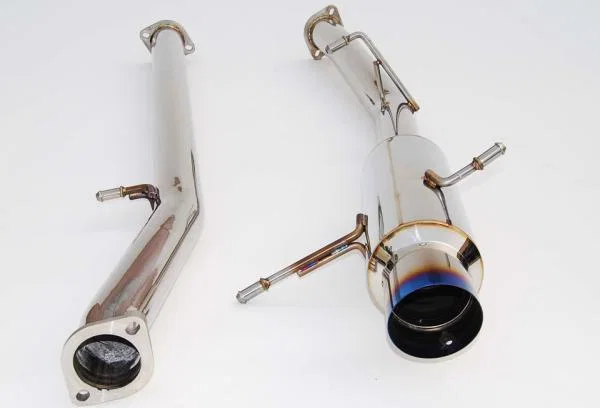 Invidia HS02SW1GRT, 02-07 WRX/STi 76mm N1 RACING Titanium Tip Cat-back Exhaust for Subaru Impreza