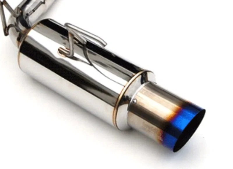 Invidia HS00HS1GTT-SILENCER, 00+ S2000 70mm Dual Titanium Tip Cat-back Exhaust (SILENCER ONLY)
