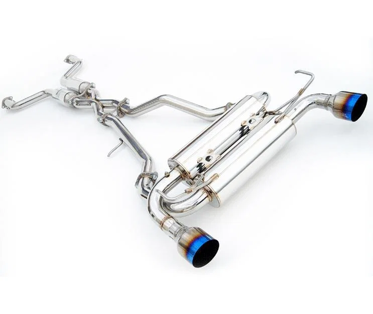 Invidia HS02N3ZGIS, 02-08 Nissan 350z Gemini Rolled Stainless Steel Tip Cat-back Exhaust