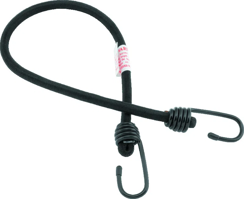BikeMaster 100124, Bungee 24in Heavy Duty 2 Hook Black