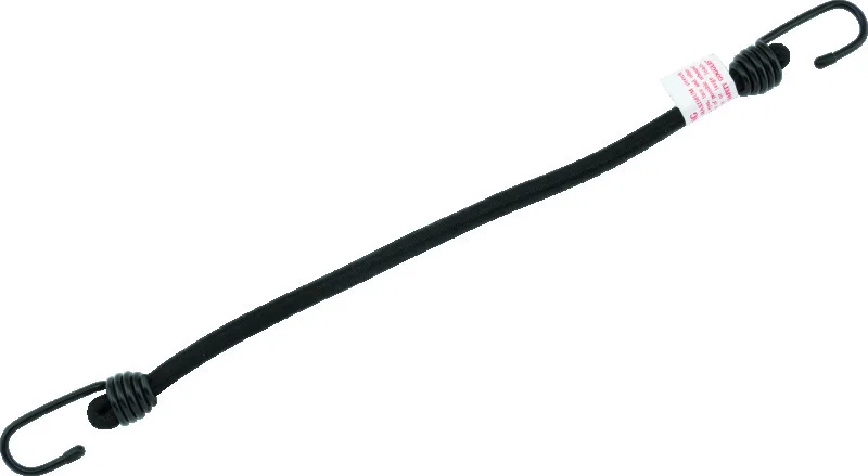 BikeMaster 100118, Bungee 18in Heavy Duty 2 Hook Black