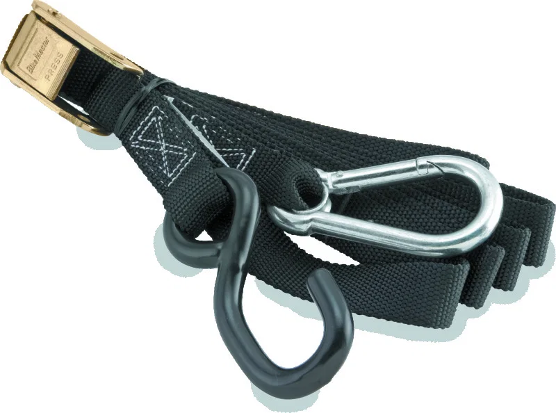 BikeMaster 100537, Tiedown Carabiner Softhook - Black