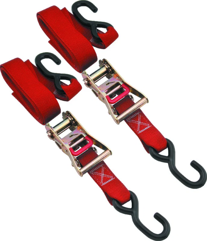 BikeMaster 100519, Tiedown 1-1/2 Ratchet - Red