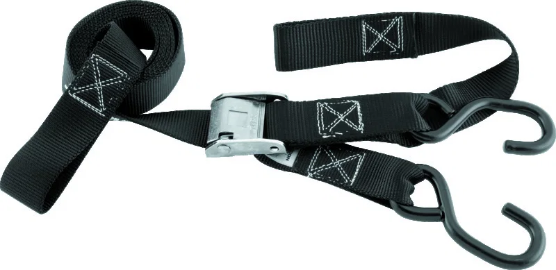 BikeMaster 100517, Tiedown 1-1/2 Integrated Softhook - Black