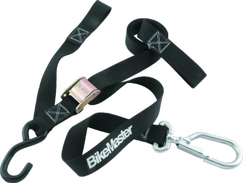 BikeMaster 100541, Tiedown 1-1/2in Swivel Softhook - Black