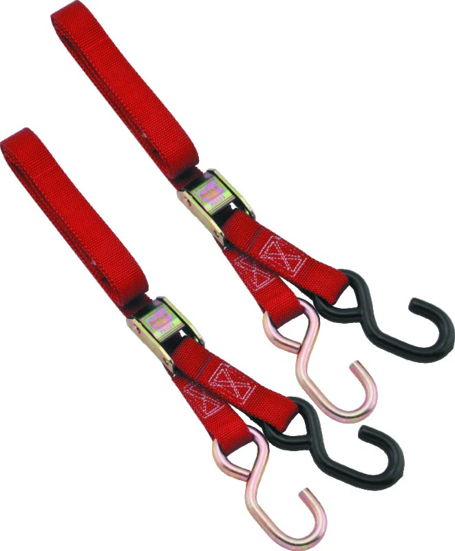 BikeMaster 100572, 1x72in Tiedown 20pc Carton - Red
