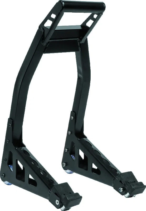 BikeMaster 152422, Universal Aluminum Stand - Front - Black