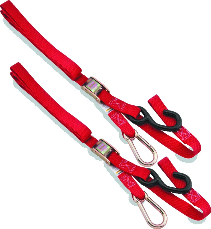 BikeMaster 100536, Tiedown Carabiner Softhook - Red