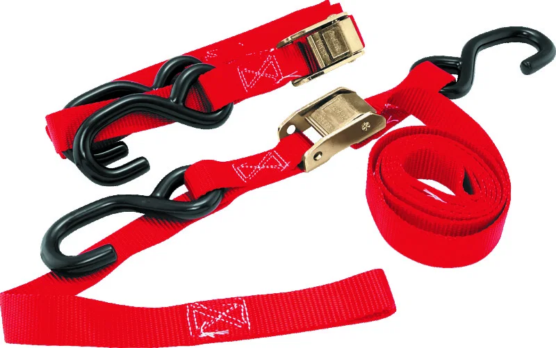 BikeMaster 100513, Tiedown Integrated Softhook - Red