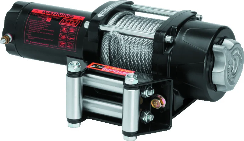 QuadBoss 608702, Winch Kit - 39ft x 7/32in Cable - 3.5hp - Roller Fairlead - Wired Remote - 3500lb