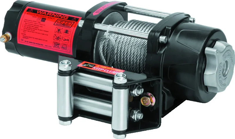 QuadBoss 608700, Winch Kit - 39ft x 3/16in Cable - 3hp - Roller Fairlead - Wired Remote - 2500lb