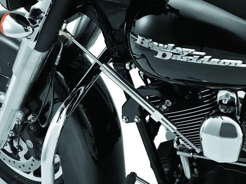 TwinPower 601114, 00-08 FLH FLT Satin Steering Damper Kit