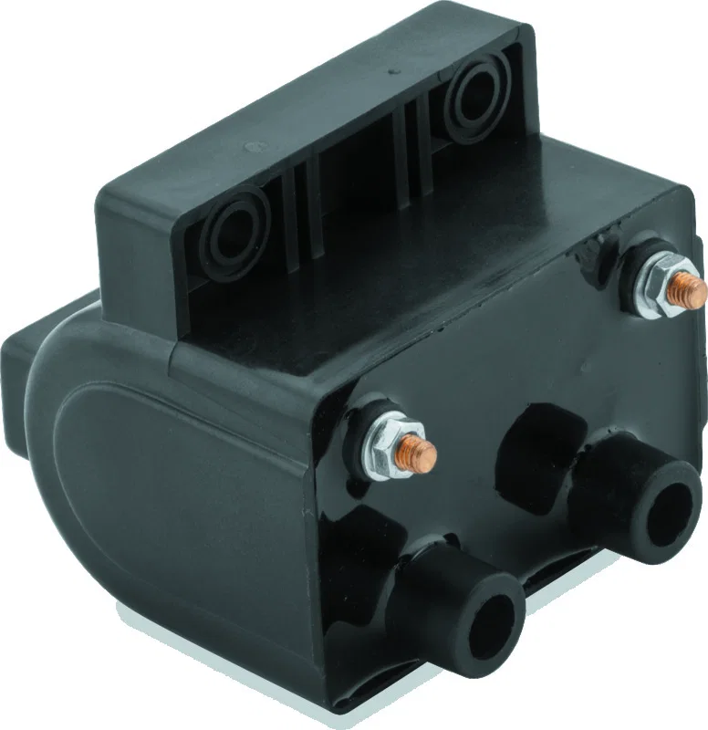 TwinPower 210529, 65-79 Big Twin and XL Ignition Coil Black Replaces H-D 31609-65A 5 Ohm