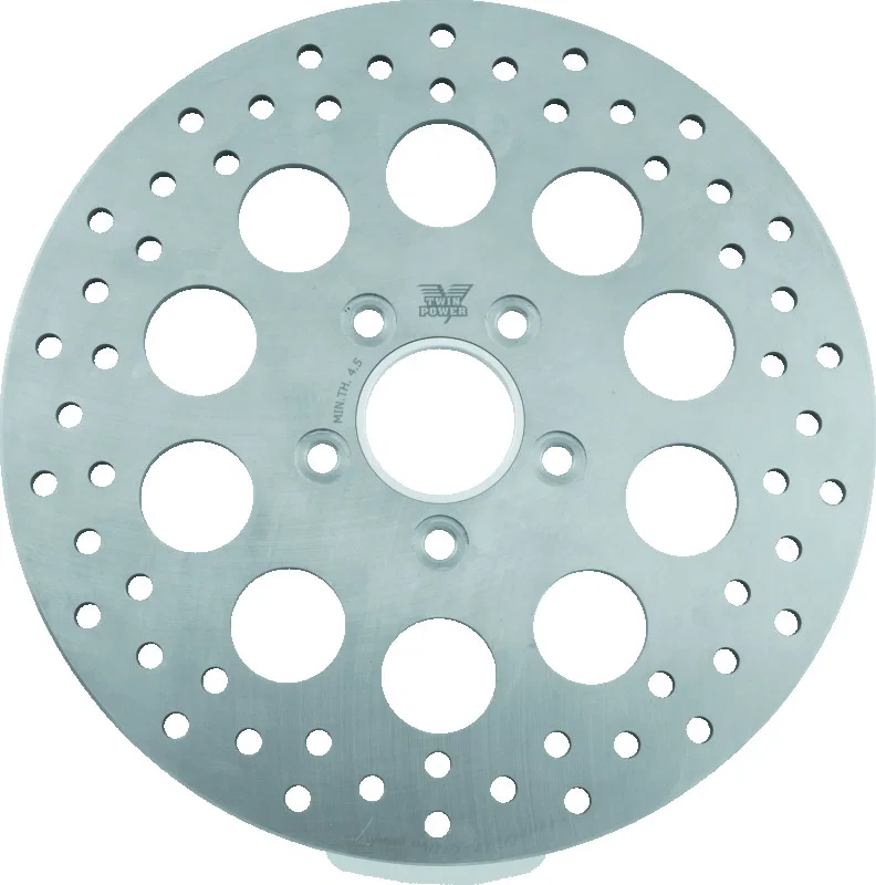 TwinPower 666843, 84-17 Big Twin Exc 08-17 FLH FLT Rear 11.5 Solid Rotor Holes
