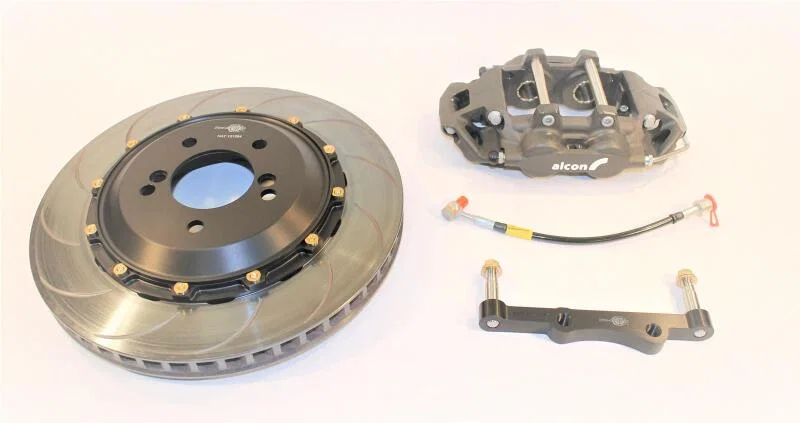 Alcon BRK.200598, BMW E46 M3 SCCA 4 Piston 309x32mm Rear Race Kit - Anodized