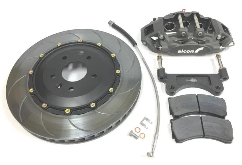 Alcon BRK.200518, Chevrolet Corvette C7 (Aftermarket Wheels) 4 Piston 375x28mm Rear Street Kit - Anodized